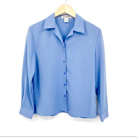 Linea Donna Button Down Career Casual Top S/M - Picture 3 of 12